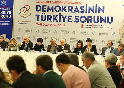‘Democracy’s Challenge with Turkey’ debated in Abant Platform