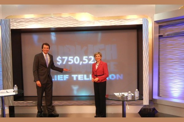 Ebru TV collected almost $800,000 during its telethon. (Photo: Cihan)