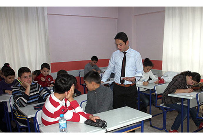 A classroom in a prep school in Zonguldak. (Photo: Cihan, Sinan Kabatepe)