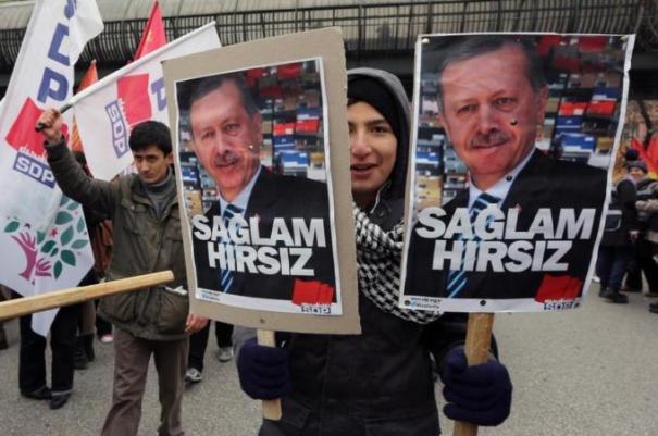 Recep Erdogan's government has been mired in a corruption scandal