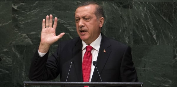 Turkey’s powerful president Recep Tayyip Erdogan