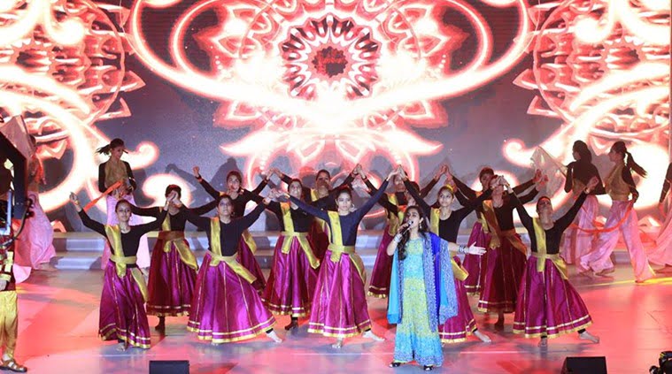 Over 400 students from 17 nations gathered in New Delhi to spread the message of ‘Vasudhaiva Kutumbakam’ as a part of the 14th International Festival of Language & Culture. (Source: Iflc India/Facebook)